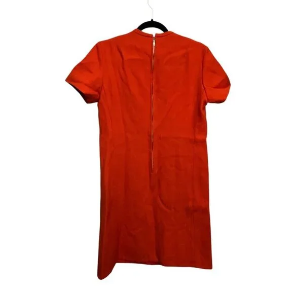 Vintage Winter Cherry Red Dress - Picture 3 of 4